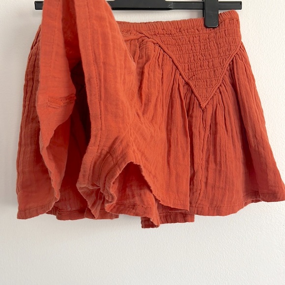 Free People A Sight To See Set Crop Top Shorts Skirt Set NWT - Picture 11 of 17